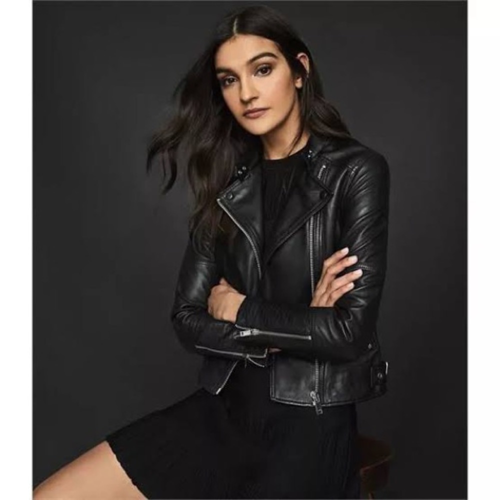 💫💫Reiss leather jacket💫💫